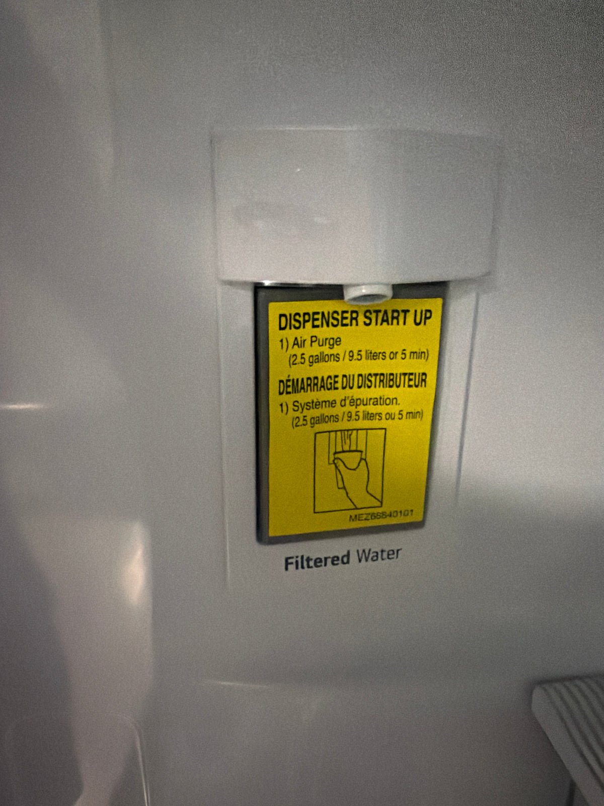 LG refrigerator 3-Door counter depth zero clearance