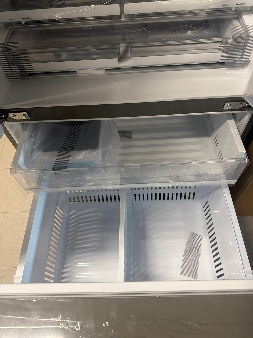 LG 3-Door refrigerator with dual ice maker