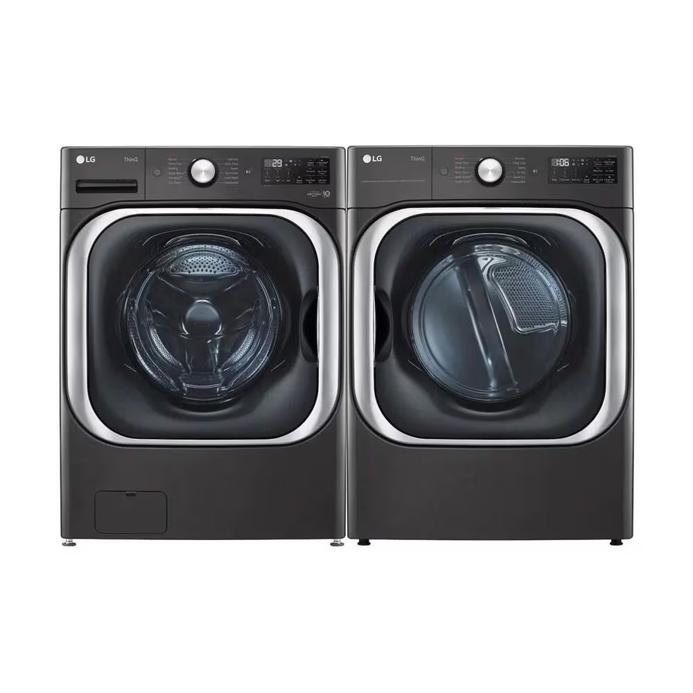 Mega capacity washer and electric dryer set