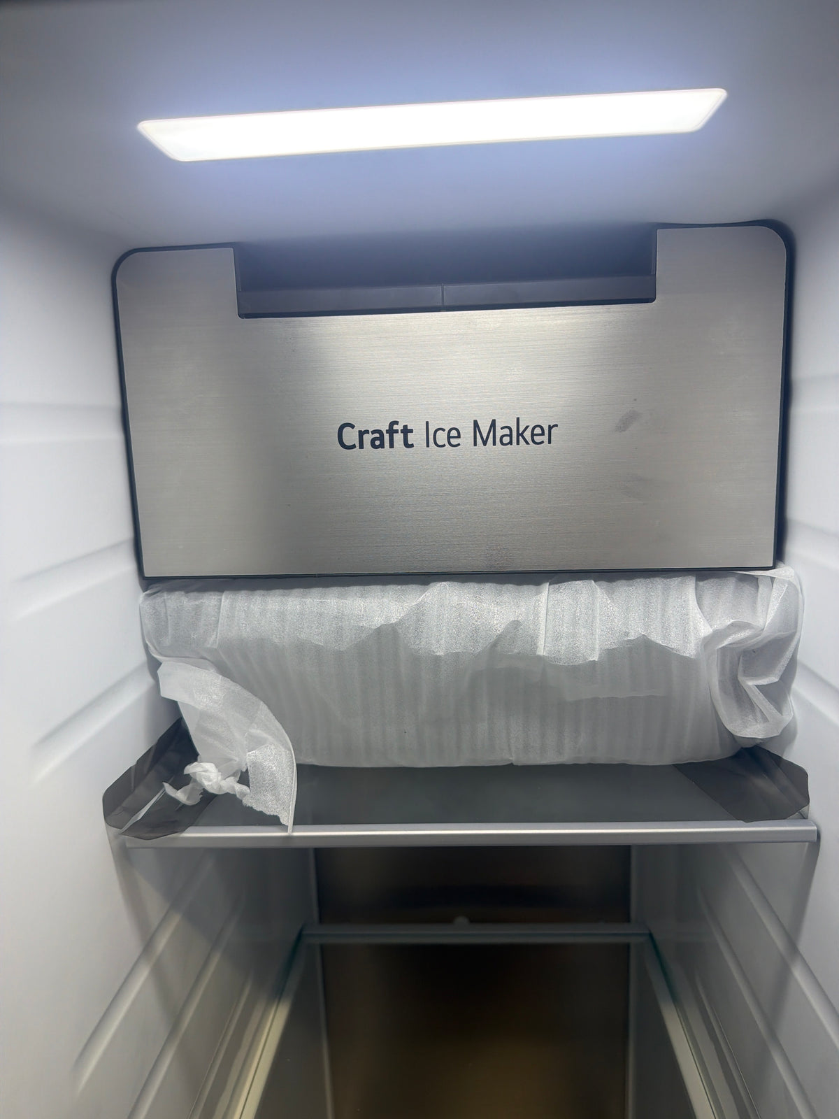 LG InstaView side-by-side refrigerator