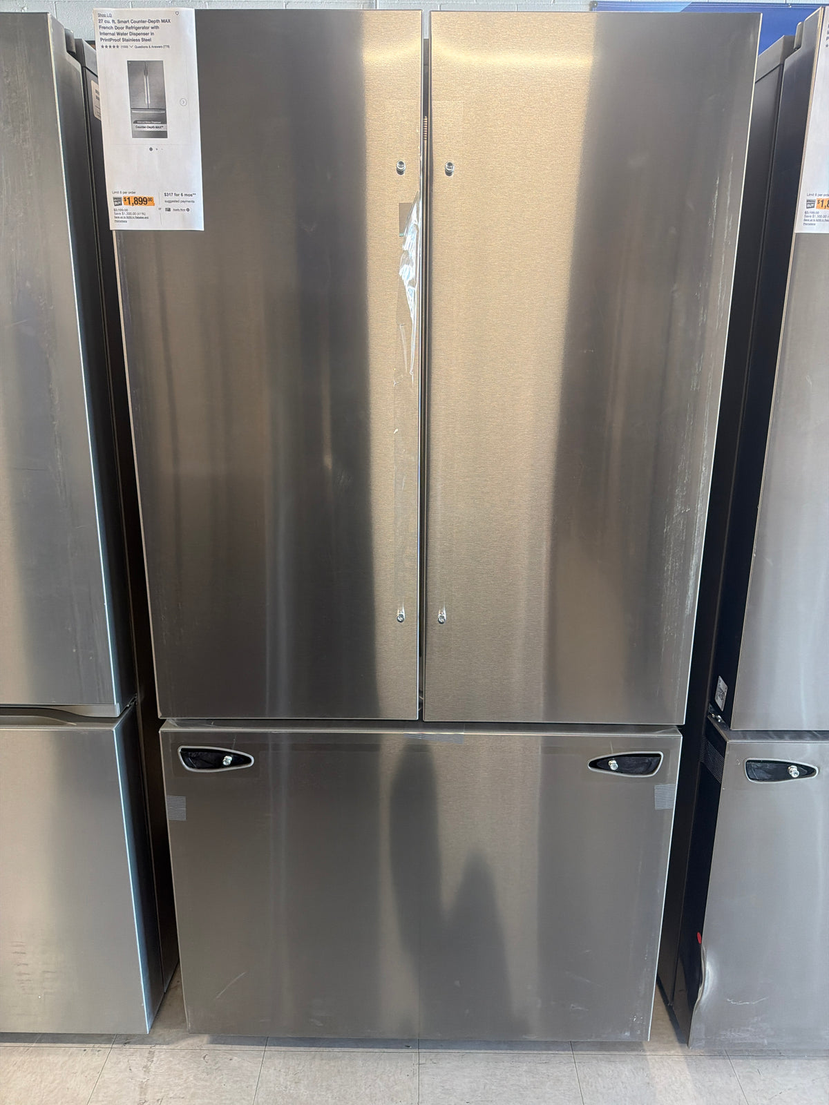 LG refrigerator 3-Door counter depth