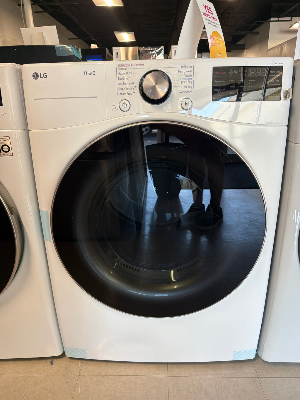 LG washer and electric dryer set