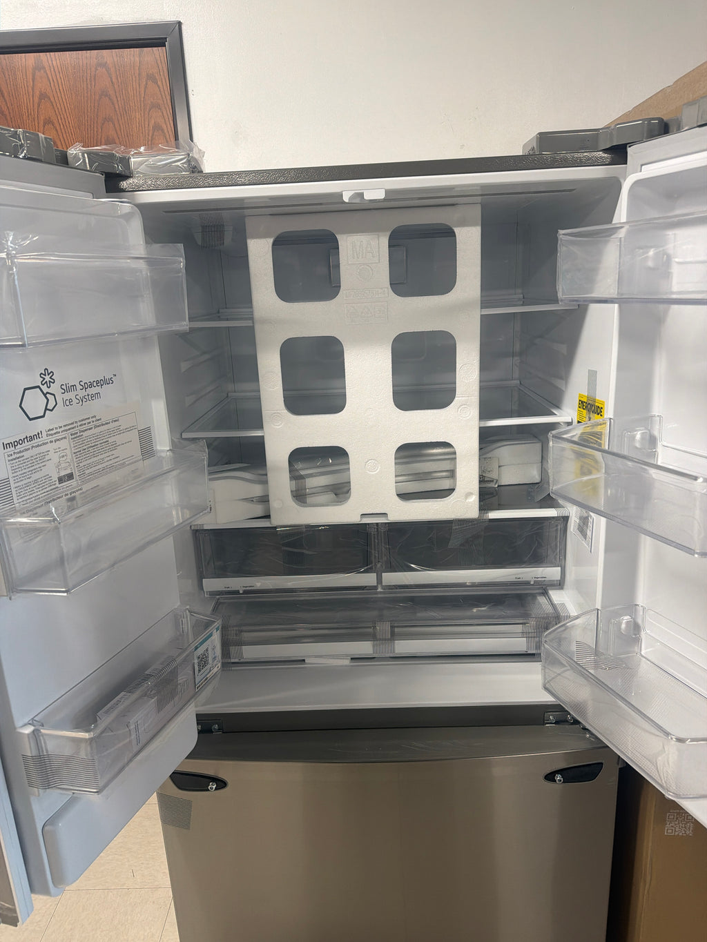 LG 3-Door refrigerator with dual ice maker