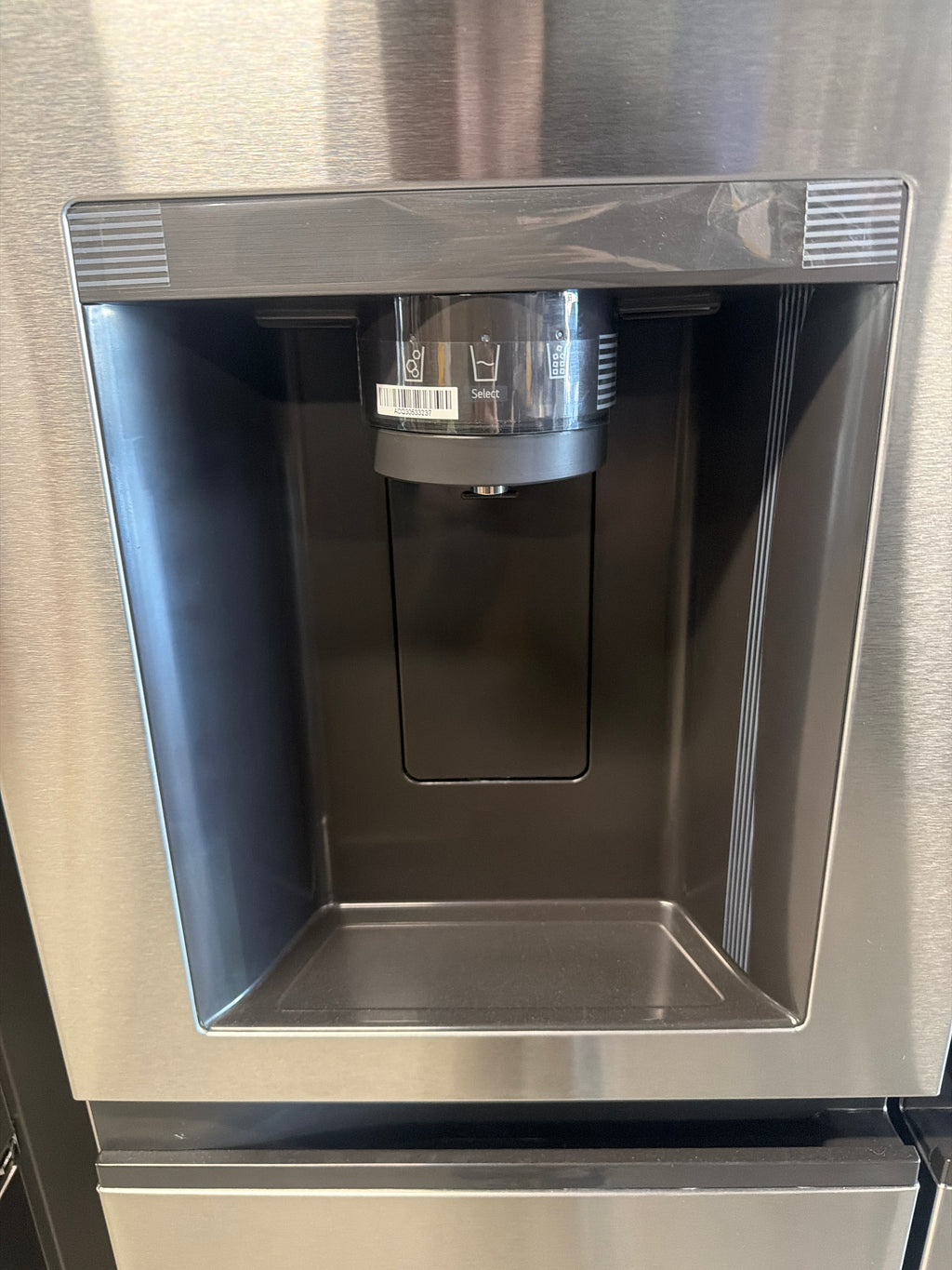 LG side-by-side refrigerator