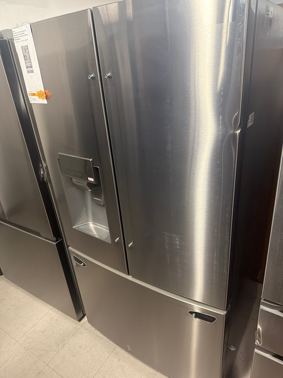 LG 3-Door refrigerator with dual ice maker