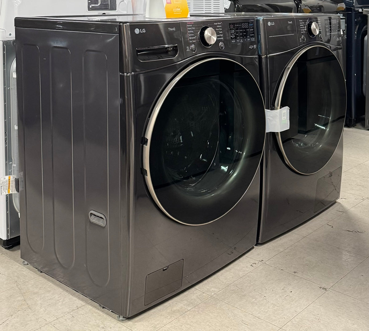 Set washer and electric dryer LG
