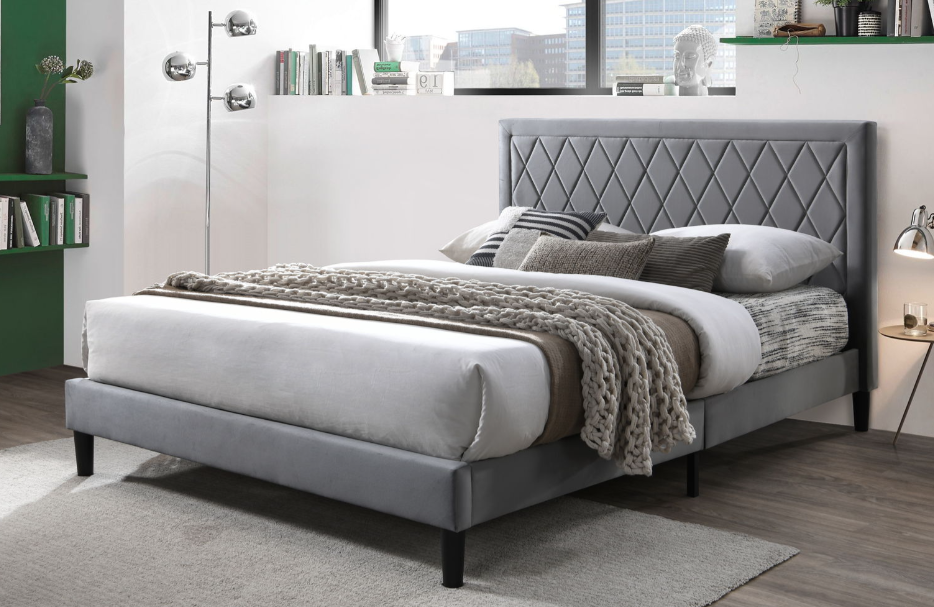 Delta bed grey