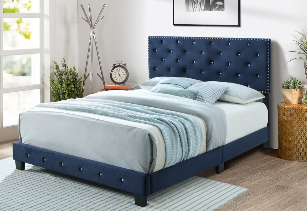 Crystal bed Blue