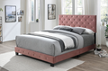 Pink crystal bed