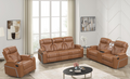 SET Sofa 3pcs Brown
