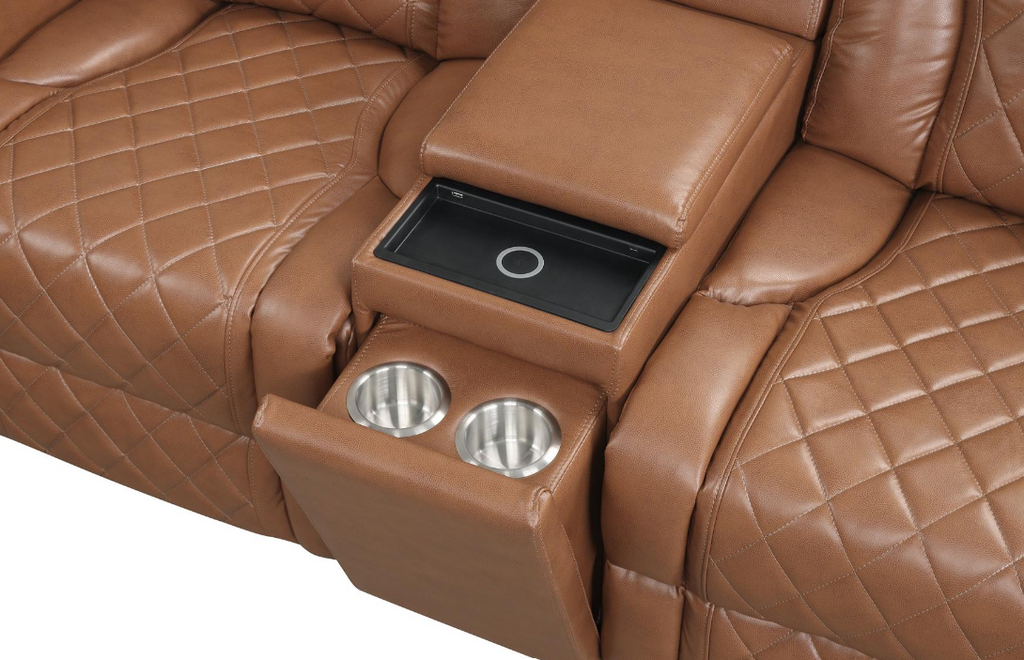 SET Sofa 3pcs Brown