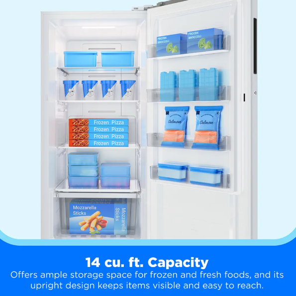 Midea 14 cu. ft. Convertible Upright Freezer (White)