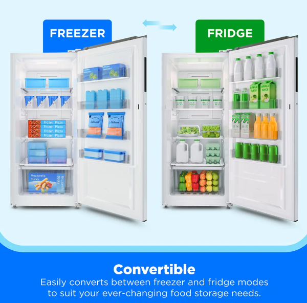 Midea 14 cu. ft. Convertible Upright Freezer (White)