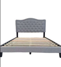 Queen Bed Light grey