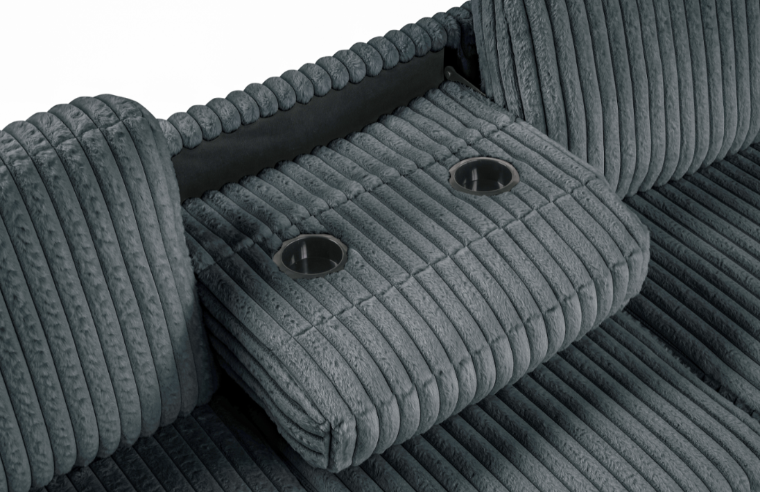 reversible L-shaped sectional w ottoman