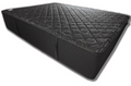 15″ Firm Black Cool Fabric Foam Encased Gel/Latex Mattress
