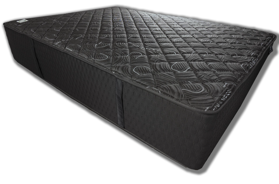 15″ Firm Black Cool Fabric Foam Encased Gel/Latex Mattress