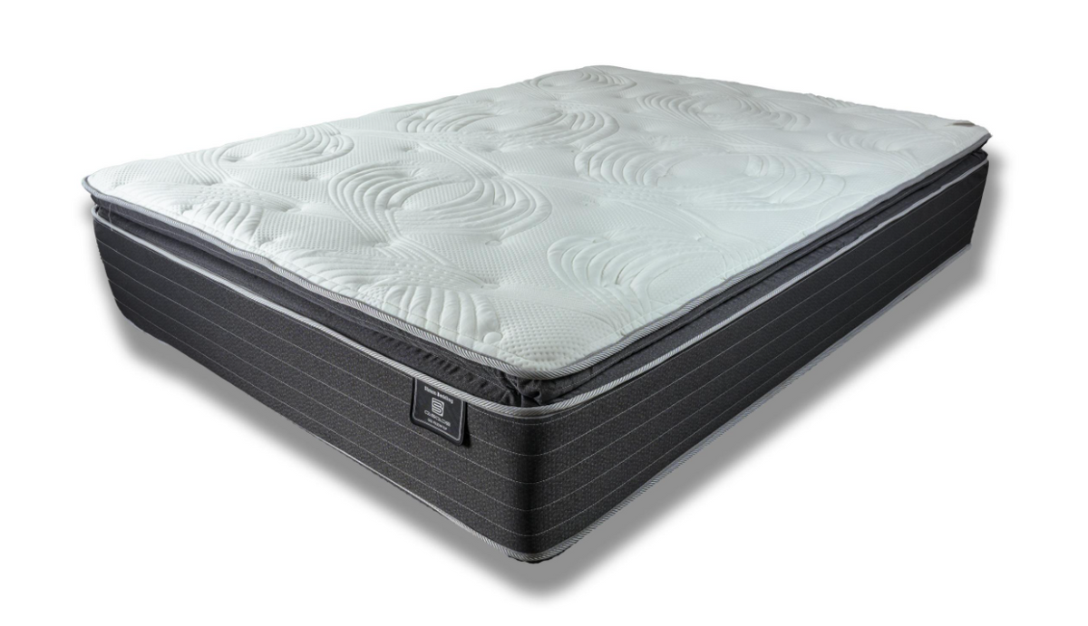 14″ Pillowtop Foam Encased Gel Charcoal Mattress
