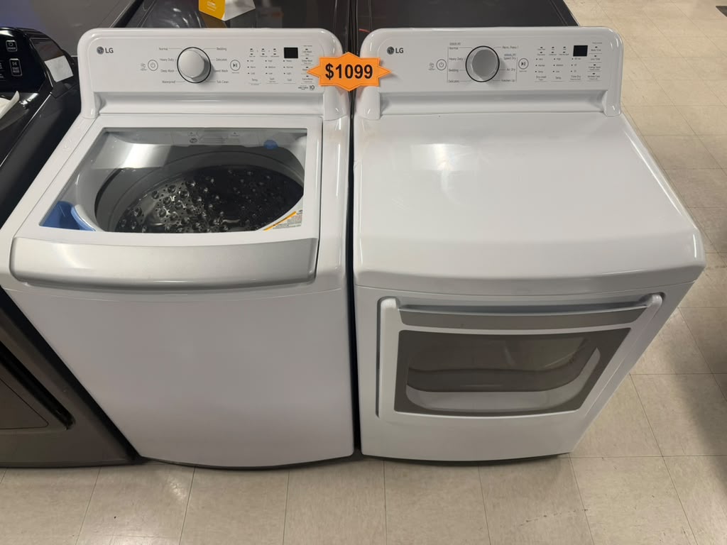 Set washer and electric dryer LG